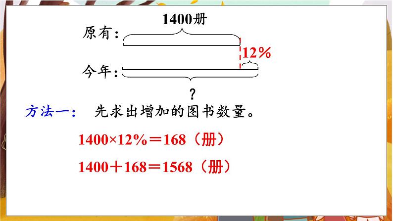 第6单元  百分数（一） 第5课时  求比一个数多（少）百分之几的数是多少 六数上（RJ）[课件+教案]04