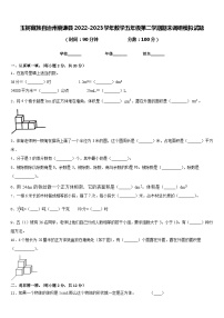 玉树藏族自治州囊谦县2022-2023学年数学五年级第二学期期末调研模拟试题含答案