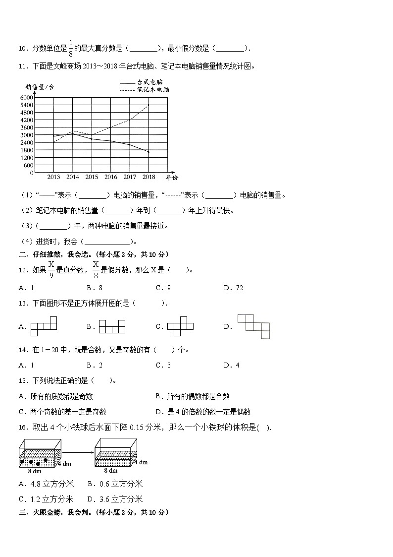 玉树县2022-2023学年数学五年级第二学期期末调研试题含答案02