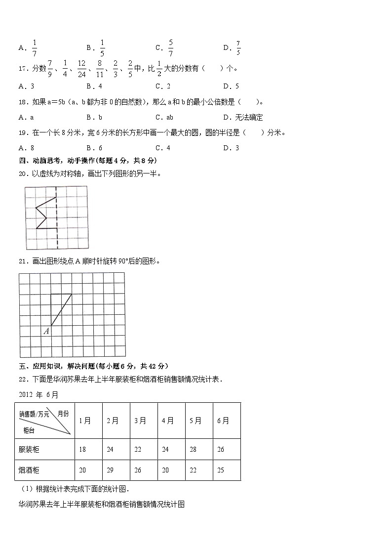 福建南平市建阳区2022-2023学年数学五年级第二学期期末学业质量监测试题含答案03