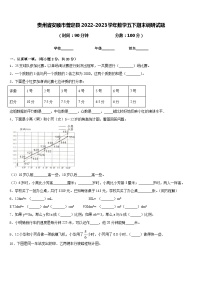 贵州省安顺市普定县2022-2023学年数学五下期末调研试题含答案