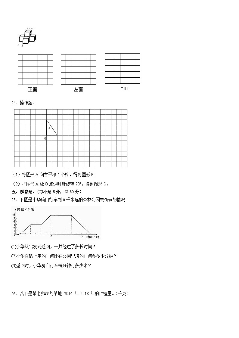 贵州省毕节地区织金县2022-2023学年数学五年级第二学期期末教学质量检测试题含答案第3页