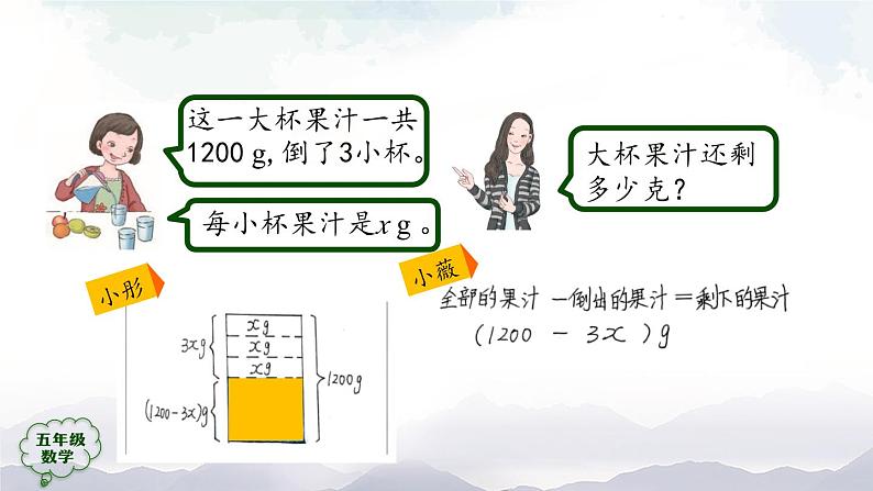 【精品课件】五年级上册数学教学课件- 用字母表示数（第4课时） (人教版)(共22精品课件PPT)07