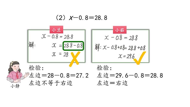 【精品课件】五年级上册数学教学课件- 解方程（第3课时） (人教版)(共28精品课件PPT)05