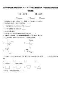 重庆市酉阳土家族苗族自治县2022-2023学年五年级数学第二学期期末质量跟踪监视模拟试题含答案