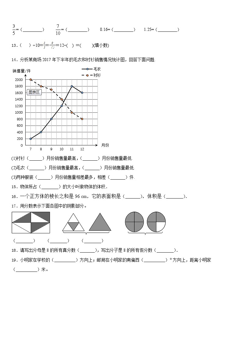 陕西省西安市长安区郭杜镇2022-2023学年五年级数学第二学期期末统考试题含答案第2页