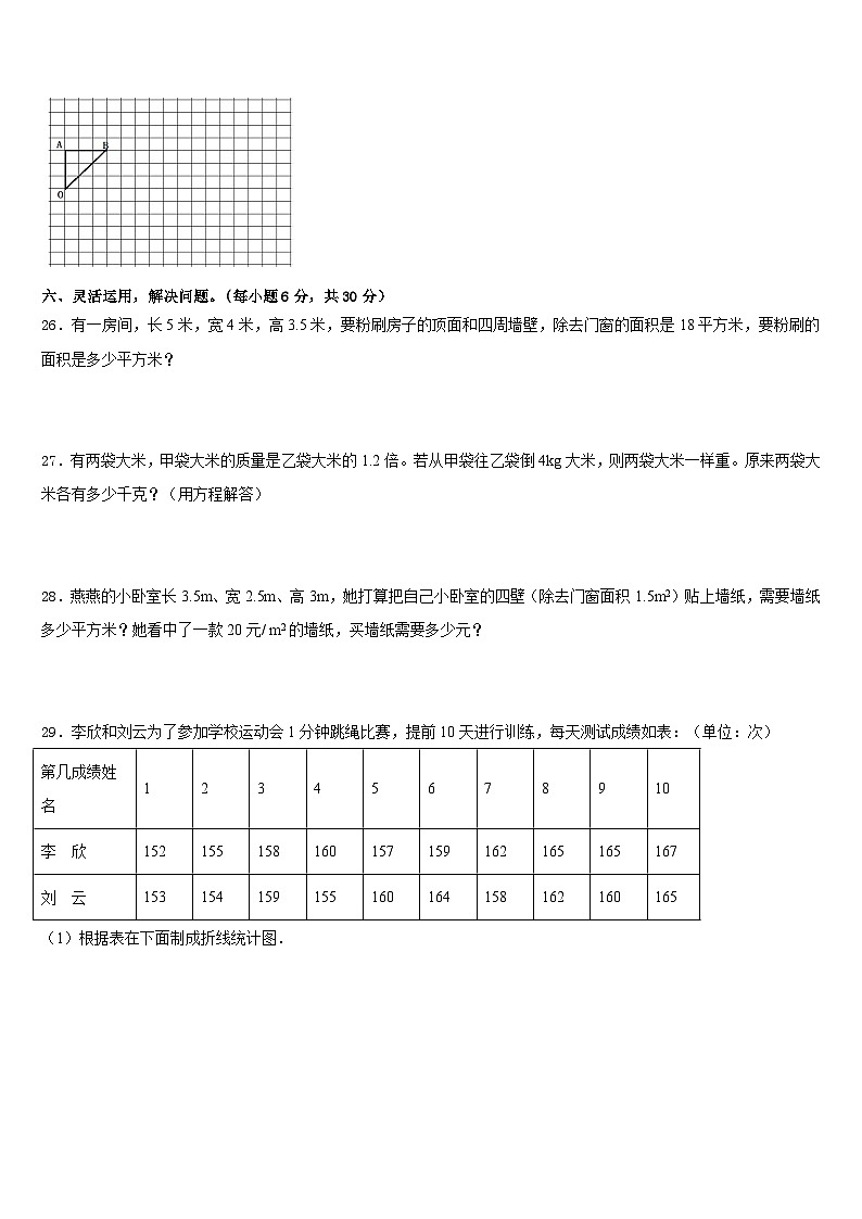 黑龙江省佳木斯市郊区小学2022-2023学年五下数学期末质量跟踪监视试题含答案第3页