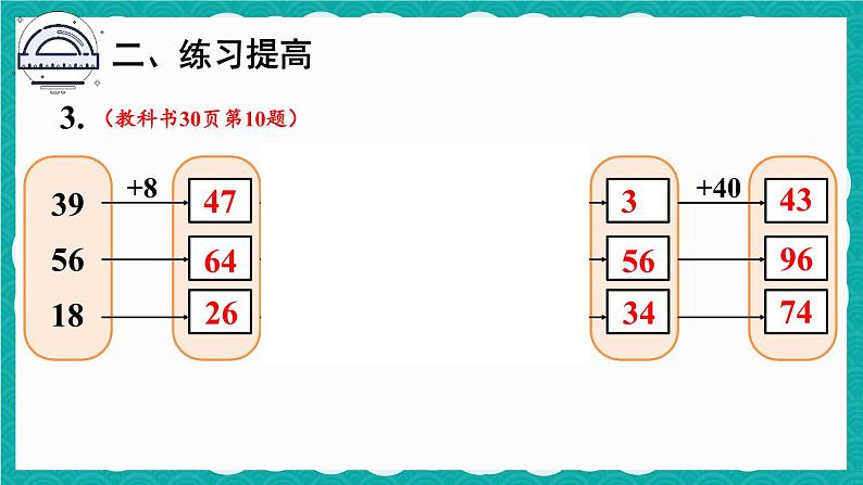 2.3.连加、连减和加减混合 练习课（第1-2课时）（课件）-二年级上册数学人教版06