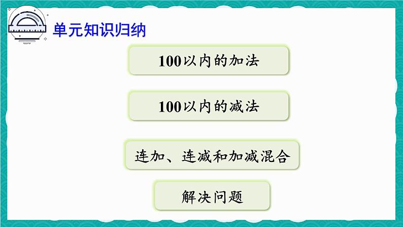 第二单元 整理和复习1（课件）-二年级上册数学人教版02