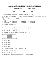 2022-2023学年上海市宝山区四下数学期末学业质量监测试题含答案