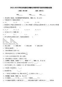 2022-2023学年吉林省延边州敦化市数学四下期末检测模拟试题含答案