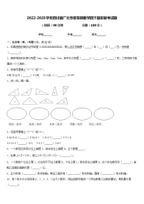 2022-2023学年四川省广元市旺苍县数学四下期末联考试题含答案