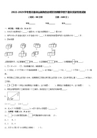 2022-2023学年四川省凉山彝族自治州甘洛县数学四下期末质量检测试题含答案