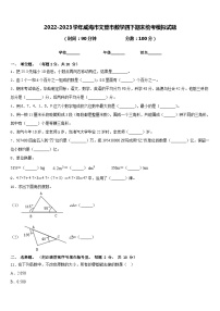 2022-2023学年威海市文登市数学四下期末统考模拟试题含答案