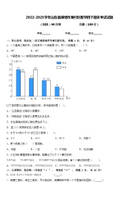 2022-2023学年山东省淄博市周村区数学四下期末考试试题含答案