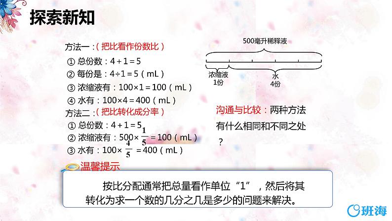 第四单元 第3课时 比的应用-2023-2024学年六年级数学上册（人教版）课件PPT08