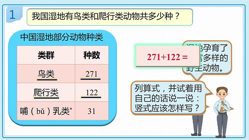 人教版小学数学三年级上册4.1《三位数加三位数（不连续进位）》课件第8页