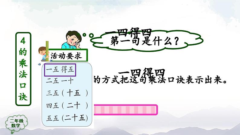 二年级数学上册课件-2、3、4的乘法口诀- (人教版)03