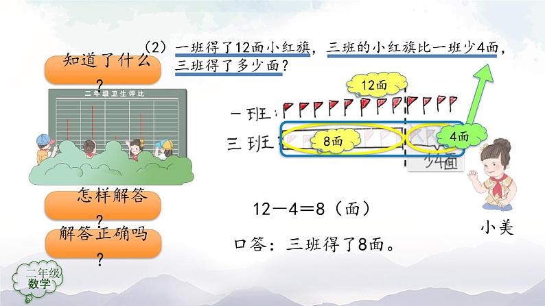 二年级数学上册课件-解决问题(第2课时)-PPT课件(人教版)第8页