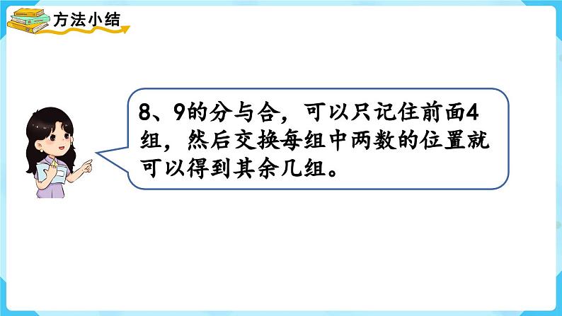 【最新教材插图】人教版数学一上 5.5《8和9的加减法》课件+教案05