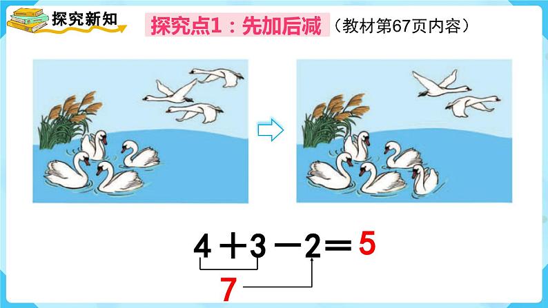 【最新教材插图】人教版数学一上 5.10《加减混合》课件+教案03