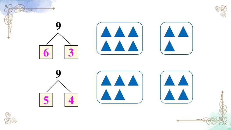 2023小学一年级数学上册第五单元第6课时 8和9的分与合第8页