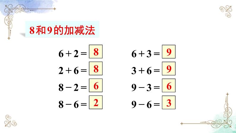 2023小学一年级数学上册第五单元练习十一精品课件05