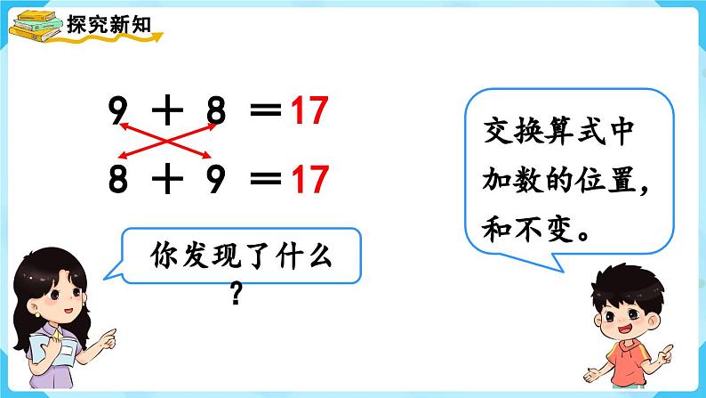 【最新教材插图】人教版数学一上 8.3《8、7、6加几（2）》课件第7页