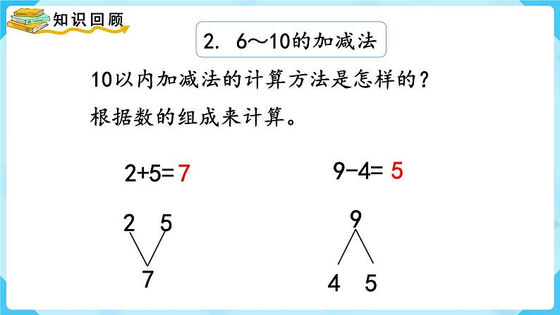 【最新教材插图】人教版数学一上 5.11《整理和复习》课件08