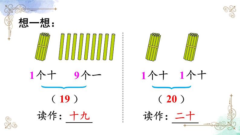 2023小学一年级数学上册第六单元第1课时 认识11~20各数第7页