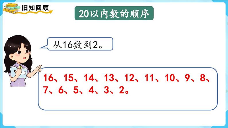 【最新教材插图】人教版数学一上 9.1《20以内数的认识和加减法》课件第3页