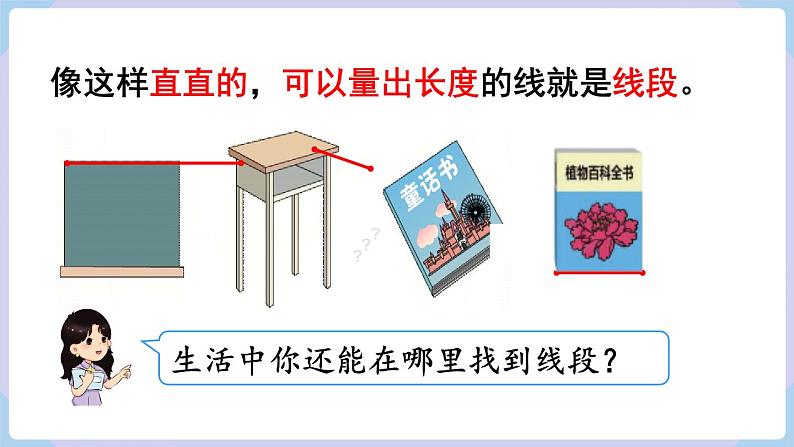人教二年级数学上册1.3  认识线段（课件+教案）05