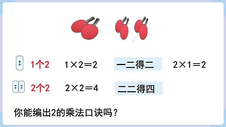 人教二年级数学上册4.4 2、3的乘法口诀（课件+教案）04