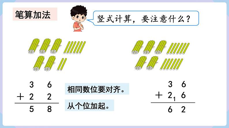 人教二年级数学上册9.3 100以内的加法和减法（课件）第3页