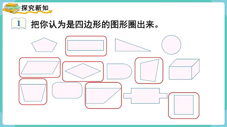 人教数学三年级上册7.1 四边形第3页