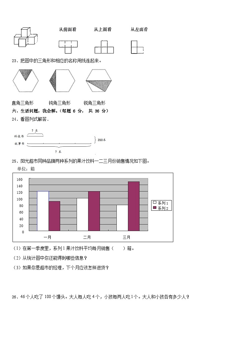 2022-2023学年巨野县四下数学期末复习检测模拟试题含答案03