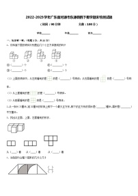 2022-2023学年广东省河源市东源县四下数学期末检测试题含答案