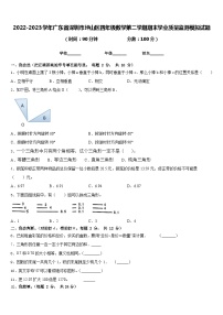 2022-2023学年广东省深圳市坪山区四年级数学第二学期期末学业质量监测模拟试题含答案