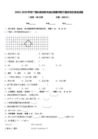 2022-2023学年广西壮族百色市凌云县数学四下期末综合测试试题含答案