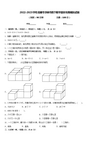 2022-2023学年成都市邛崃市四下数学期末经典模拟试题含答案