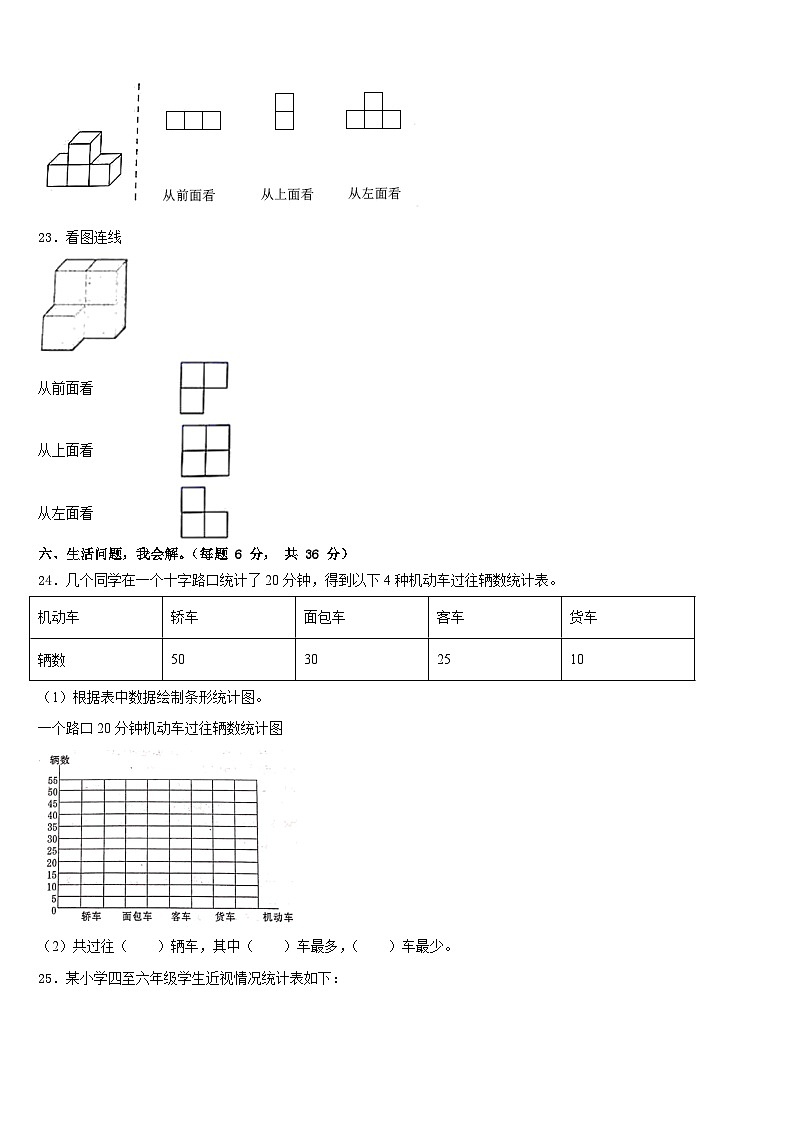 2022-2023学年方正县数学四年级第二学期期末联考试题含答案03