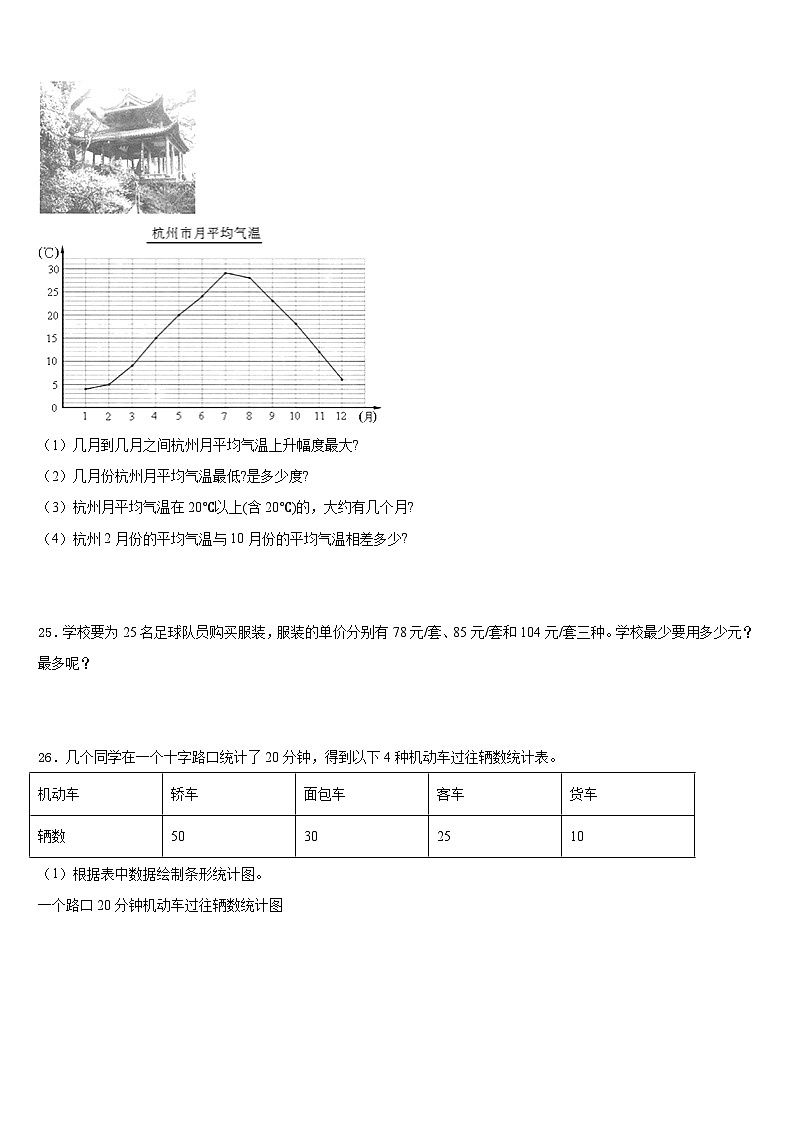 2022-2023学年河南省平顶山市林州市四年级数学第二学期期末统考试题含答案03