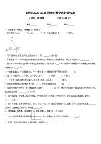 龙州县2022-2023学年四下数学期末检测试题含答案