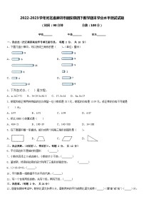 2022-2023学年河北省廊坊市固安县四下数学期末学业水平测试试题含答案