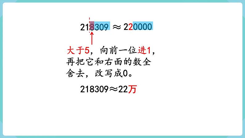 人教数学四年级上册1.6 求亿以内数的近似数（课件+教案）08