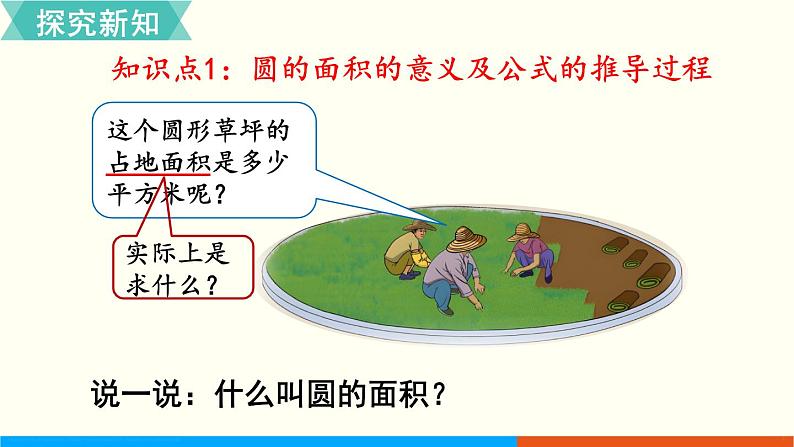 人教数学六年级上册5.4 圆的面积（1）课件+教案03