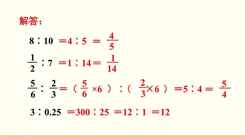 人教数学六年级上册第四单元 整理和复习（课件）05