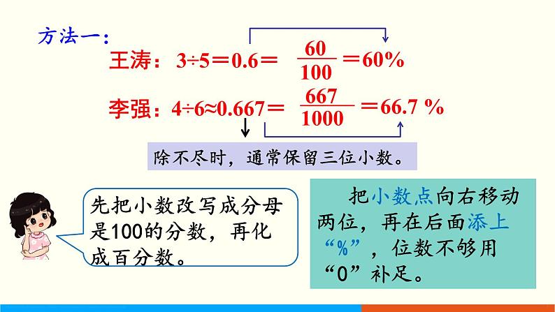 人教数学六年级上册6.2 百分数和小数、分数的互化（1）课件+教案06