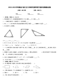 2022-2023学年黑龙江省八五八农场学校数学四下期末经典模拟试题含答案