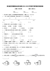 四川省甘孜藏族自治州乡城县2022-2023学年四下数学期末预测试题含答案